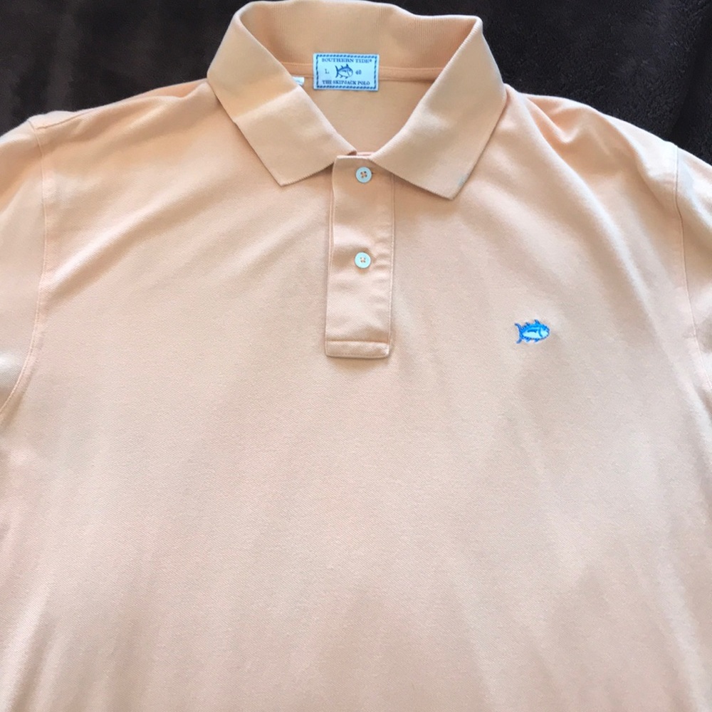Men’s Southern Tide Large Orange Polo